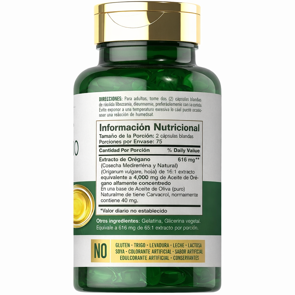 Aceite de Orégano 4000mg